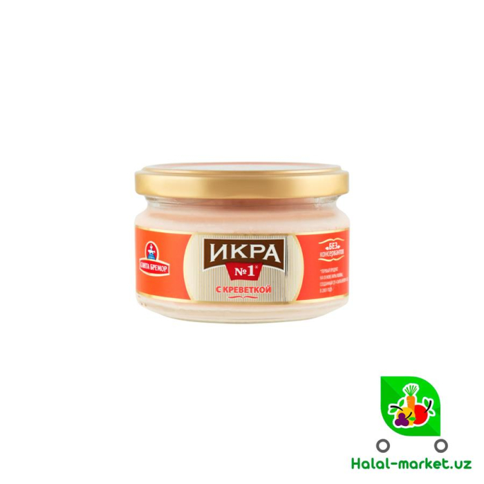 Икра №1 С креветкой 180гр