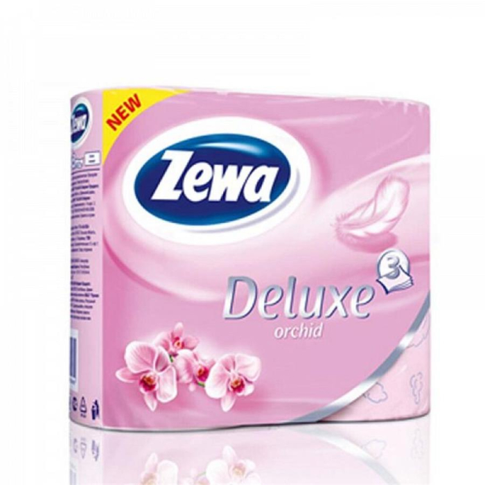 Туалетная бумага ZEWA DELUXE Орхидея 3сл/4рул