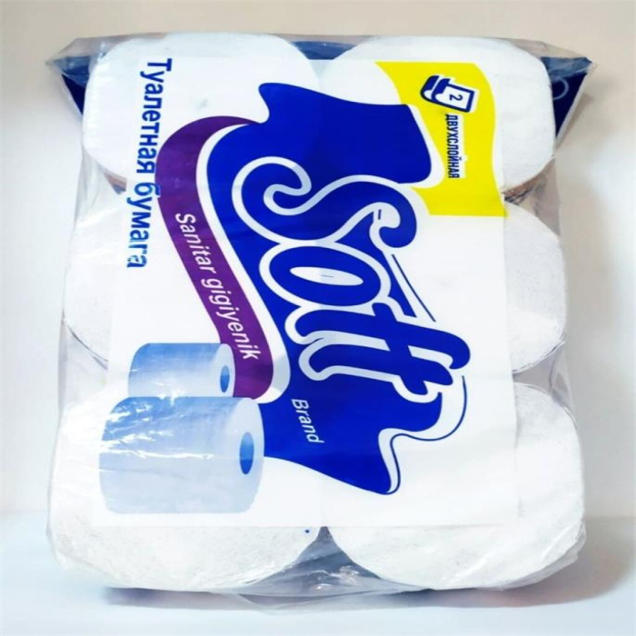 Туалетная бумага LAVINA Soft 6шт
