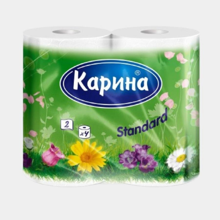 Туалетная Бумага КАРИНА 4шт