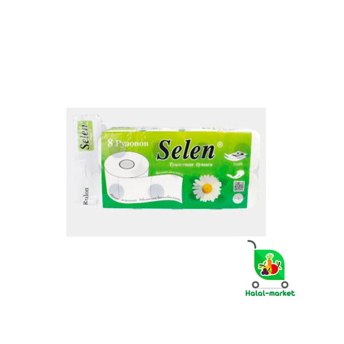 Туалетная бумага SELEN 8рулонов