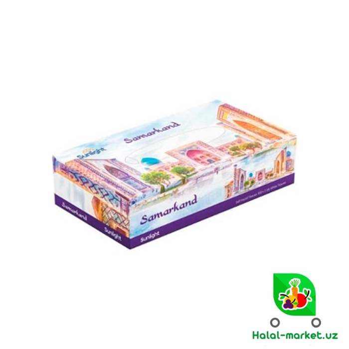 Cухие салфетки SUNLIGHT в коробке 100шт