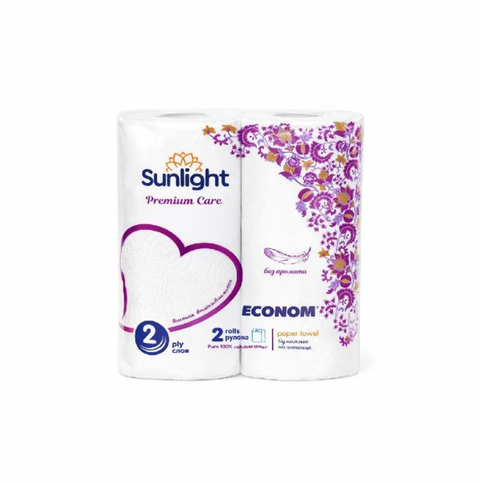 Полотенце бум. SANLIGHT ECONOM 2слоя 2 шт