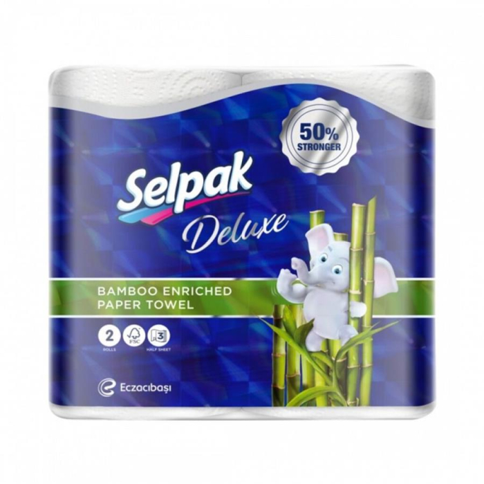 Бумажные полотенца BAMBOO SELPAK 2рул