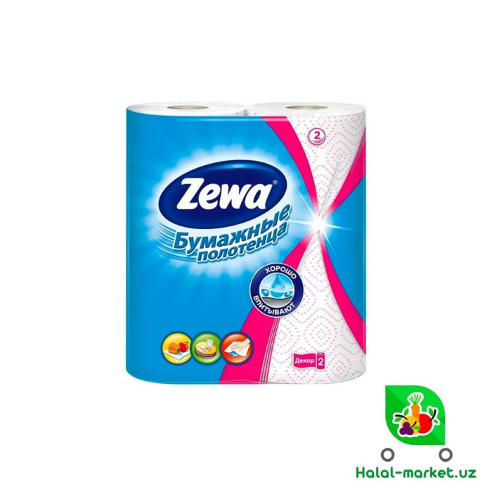 Бумажное полотенце ZEWA 2сл 2рул