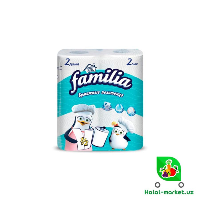 Полотенце FAMILIA 2слоя 2рул