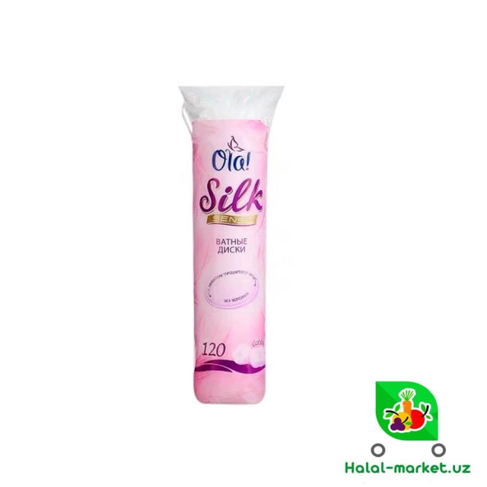 Ватные диски OLA Silk Sense 120шт