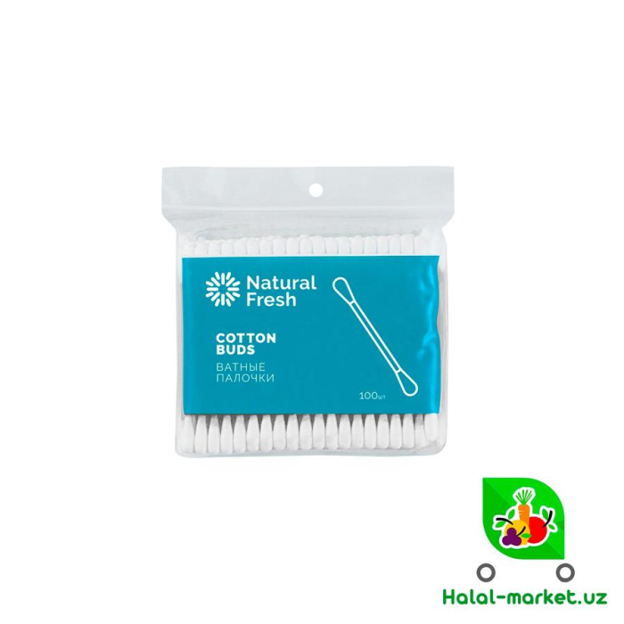 Ватные палочки NATURAL FRESH 100шт М/У