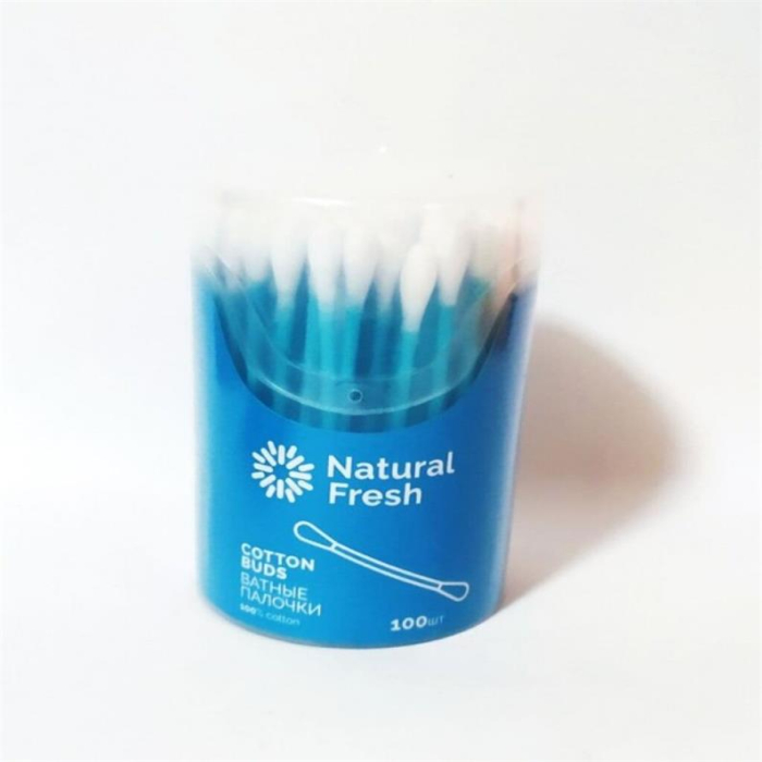 Ватные палочки NATURAL FRESH ПЛ/У 100шт