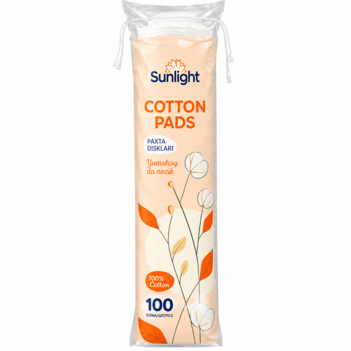 Ватные диски SUNLIGHT 100шт