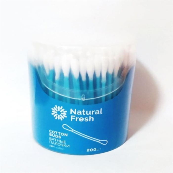 Ватные палочки NATURAL FRESH ПЛ/У 200шт