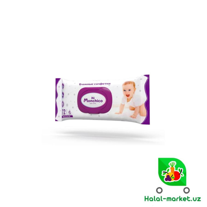 Влажные салфетки MONCHICO 72шт