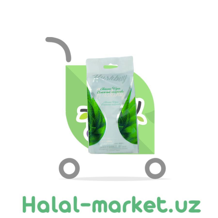 Влажные салфетки Hushbuy Алоэ 10шт