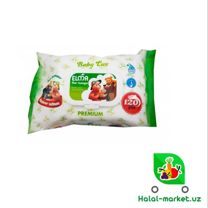 Влажные салфетки ELMA BABY 120шт