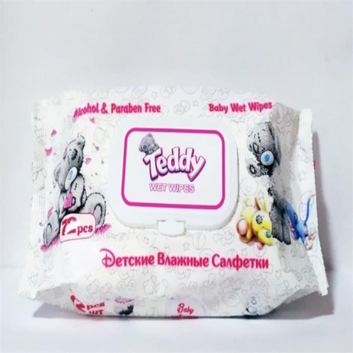 Салфетки влажные DAFNA Teddy 72шт