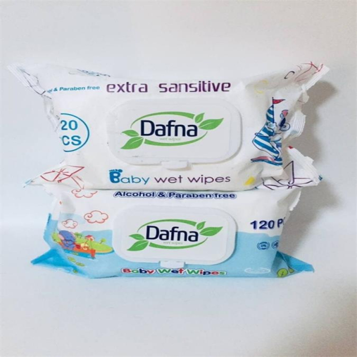 Салфетки влажные DAFNA Baby 120шт