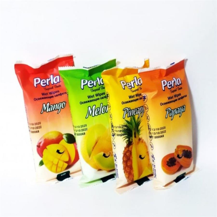 Влажные Салфетки PERLA 15шт