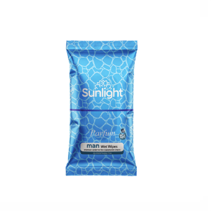 Влажные Салфетки SUNLIGHT PARFUM 15шт