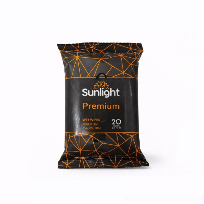 Влажные салфетки SUNLIGHT DELUXE 20шт