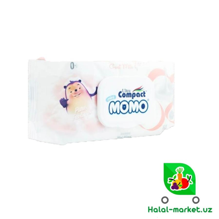 Влажные салфетки COMPACT Mini Momo 120шт