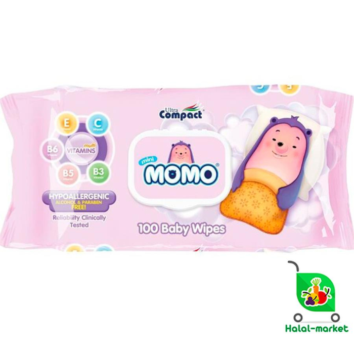 Влажные Салфетки Mini Momo 100шт