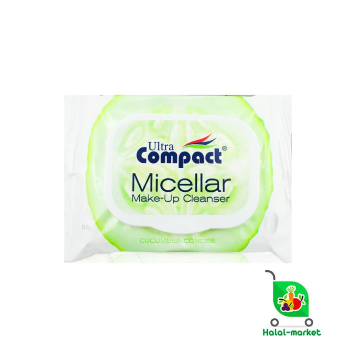 Влажные Салфетки COMPACT Мицелярные 25шт