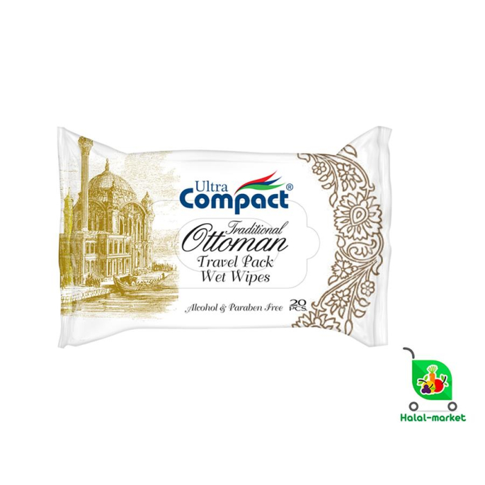 Влажные Салфетки COMPACT Ottoman 20шт