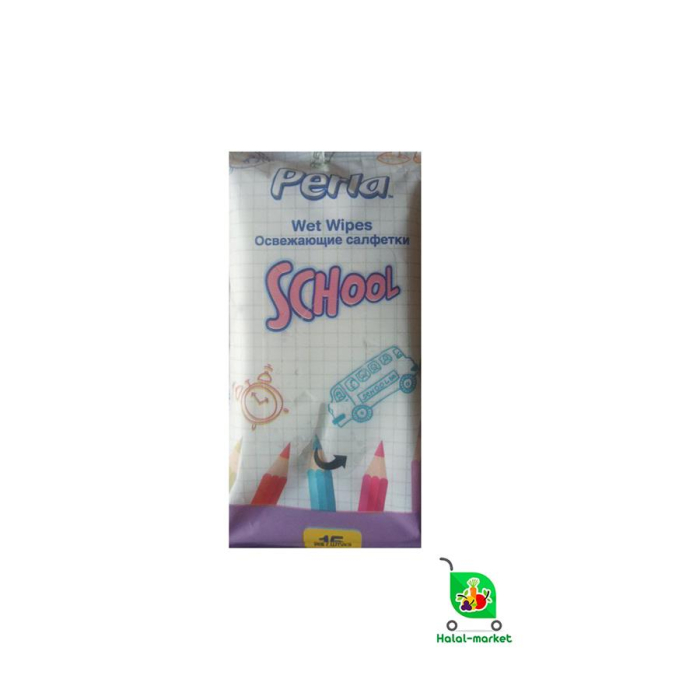 Влажные Салфетки Perla School 15шт