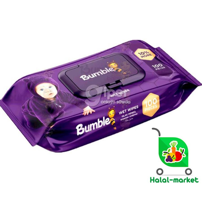 Влажные Салфетки BUMBLE 100шт