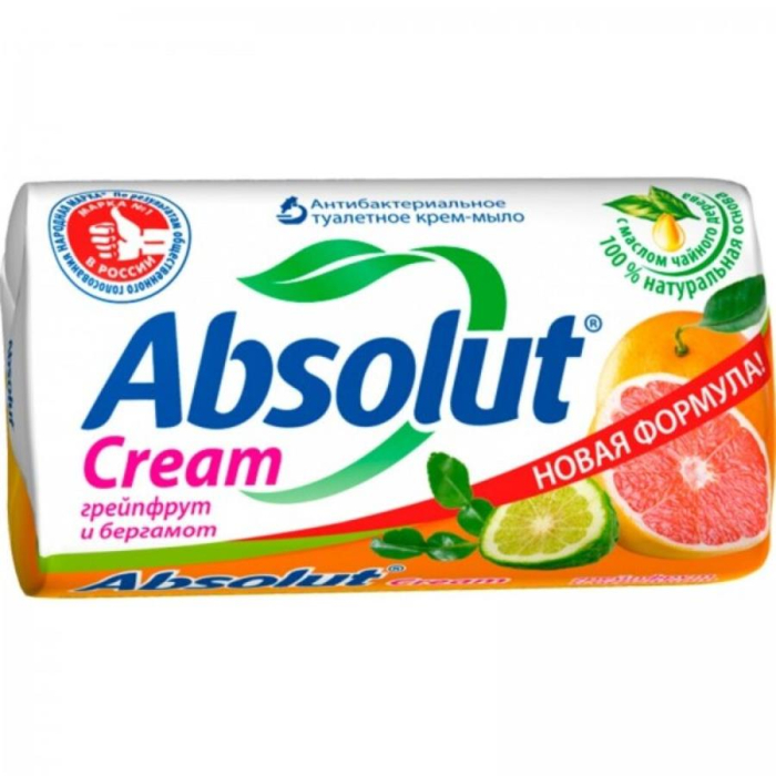 Мыло ABSOLUT Грейпфрут и бергамот 90гр