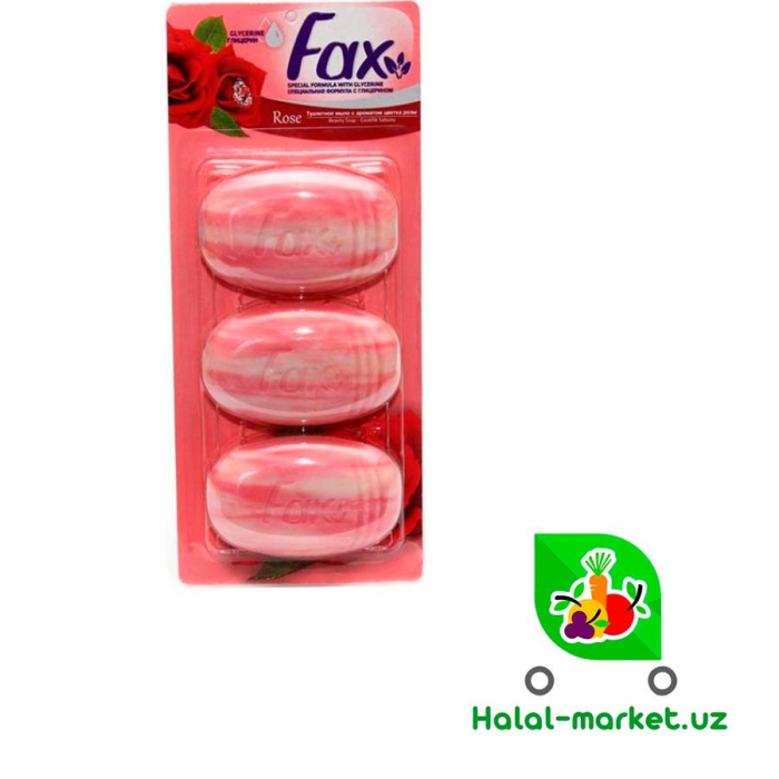 Мыло FAX Rose 3*100гр