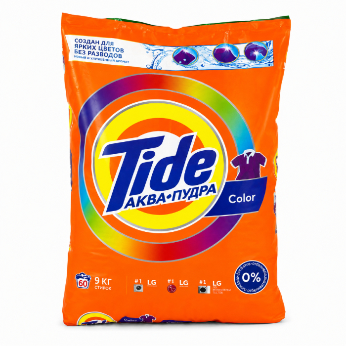 Порошок TIDE COLOR 9кг (Эрон)