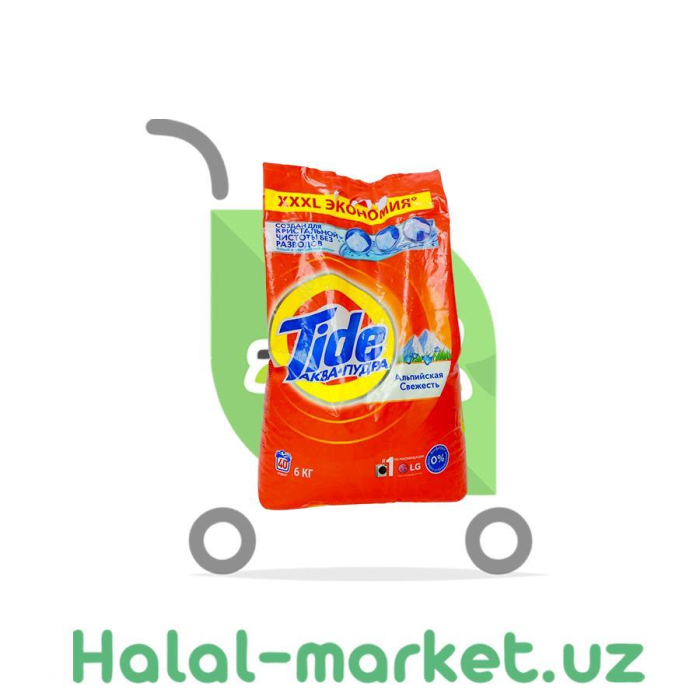 Порошок TIDE автомат Альпийская Свежесть 6кг