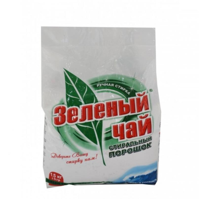 Порошок ЗЕЛ.ЧАЙ р/с Морская Свежесть 1,5кг