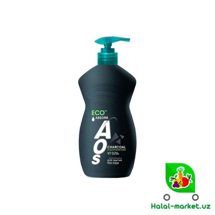 Гель для посуды AOS Уголь 450гр
