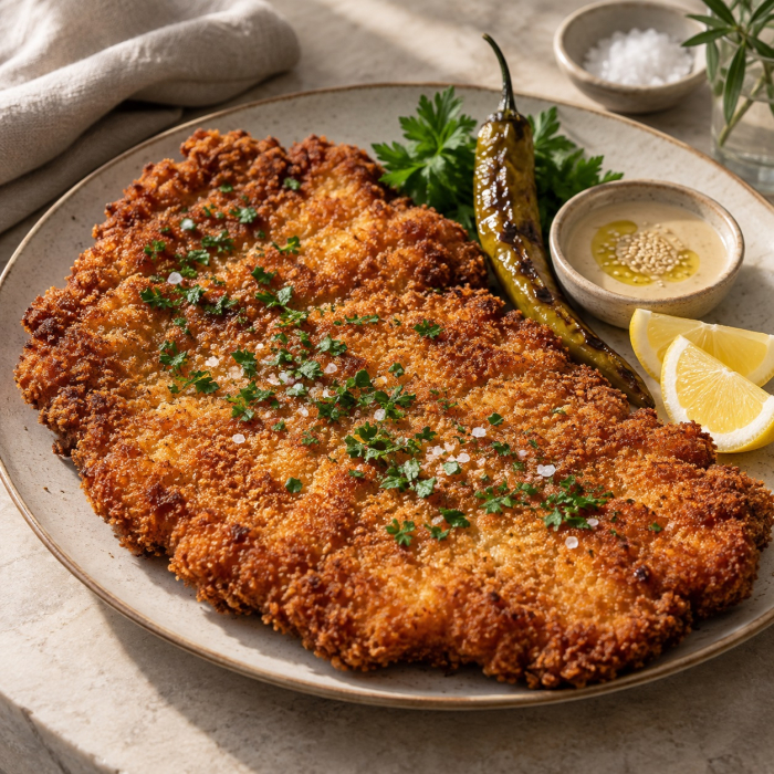 Huge schnitzel