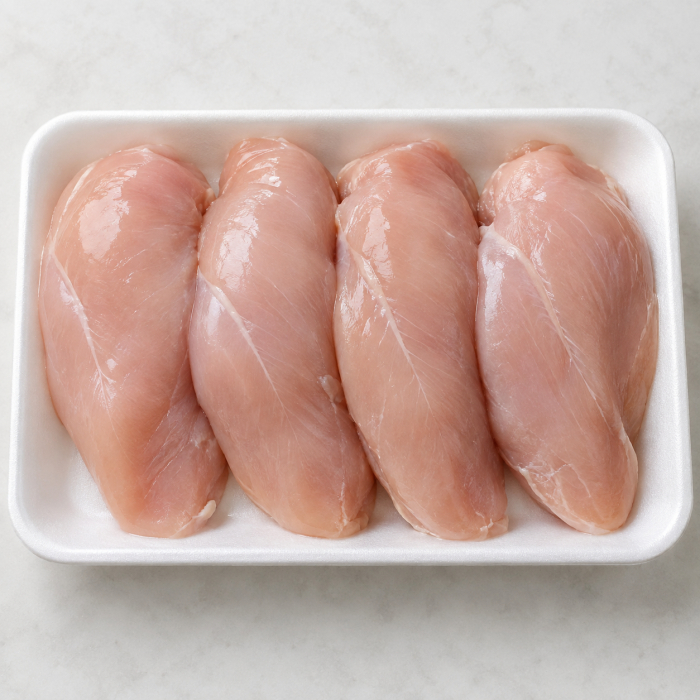 Just Bare® Natural Fresh Chicken Breast Fillets | No Antibiotics Ever | Boneless | Skinless | 1.125 kg
