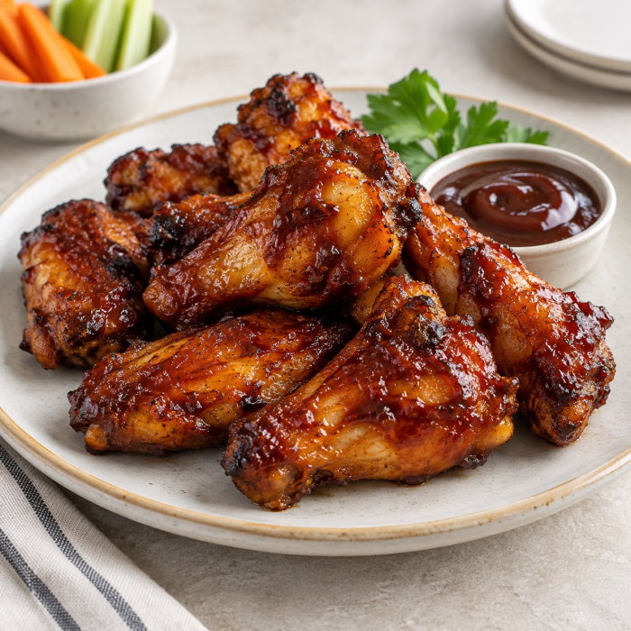 Alitas de Pollo a la BBQ