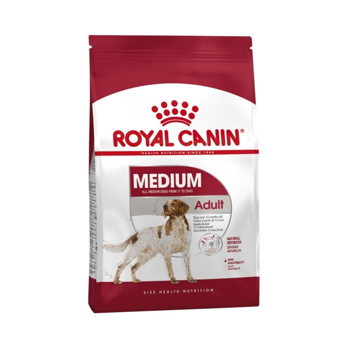 Royal Canin Medium Adult для взрослых средних пород 15 кг 3182550402217
