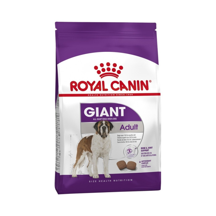 Royal Canin Giant Adult для взрослых крупных пород 15 кг 3182550703079