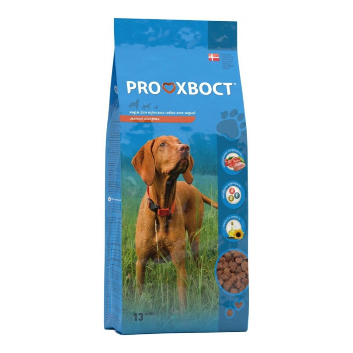PROХВОСТ для собак мясное ассорти 13 кг 4607004705311