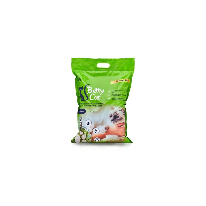 Betty Cat Алоэ Вера бентонитовый комкующийся 10 л