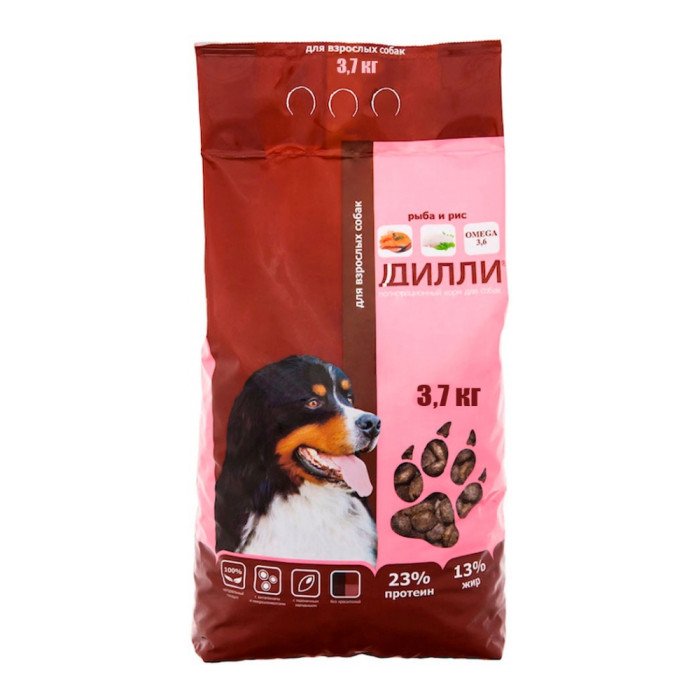 Дилли Рыба с рисом 3,7 кг - V00055