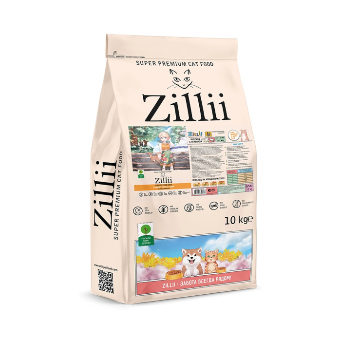 Zillii Light/Sterilized для стерилизованных индейка, ягненок 10 кг