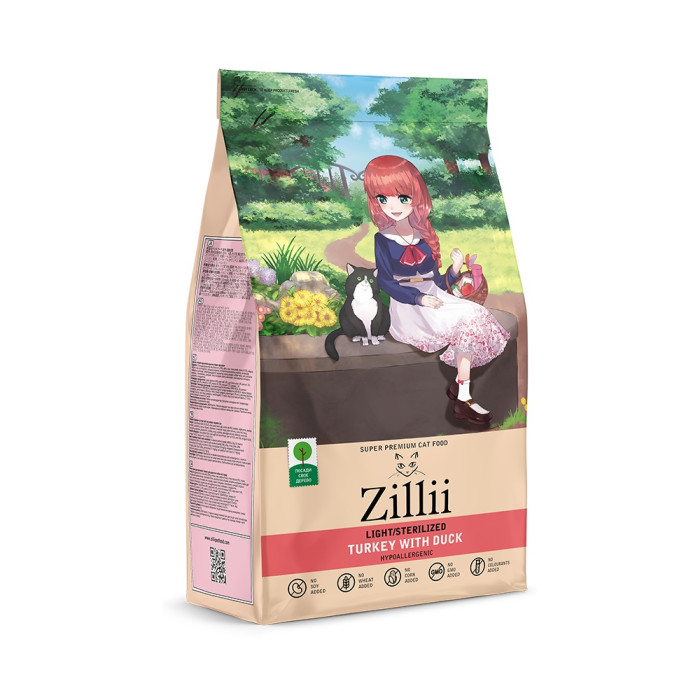 Zillii Light/Sterilized стерилизацияланған индейка, үйрек 10 кг