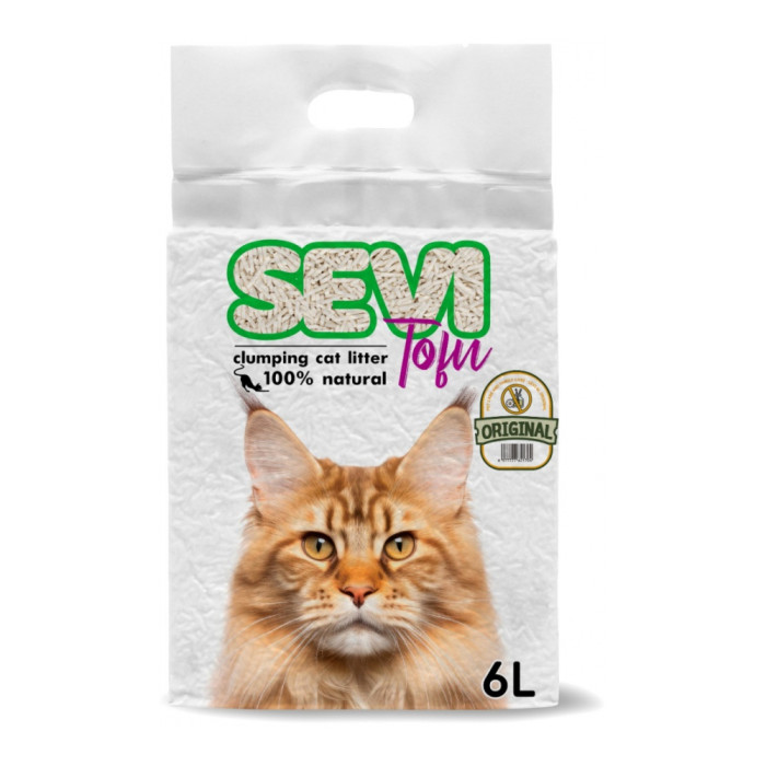 SEVI Tofu Original комкующийся 6 л /2.6 кг - AZ00320
