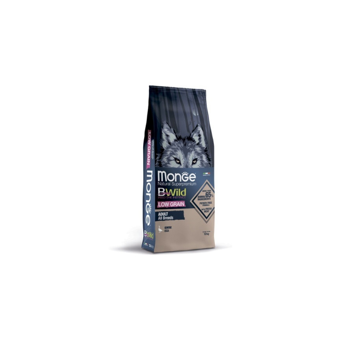 Monge Bwild Low Grain Adult All Breeds Гусь для взрослых всех пород 12 кг - 8009470011778