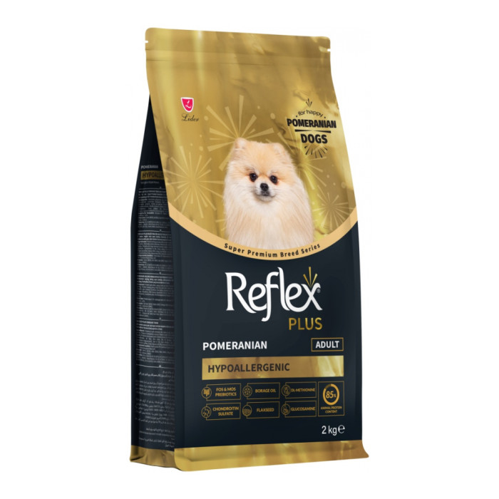 Reflex Plus Pomeranian Hypoallergenic для взрослых породы Померанский шпиц 2 кг - RFXBS-6