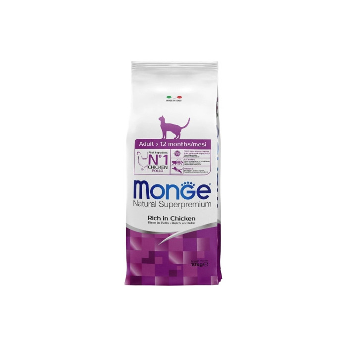 Monge Adult ересектерге арналған тауық 10 кг - 8009470056236