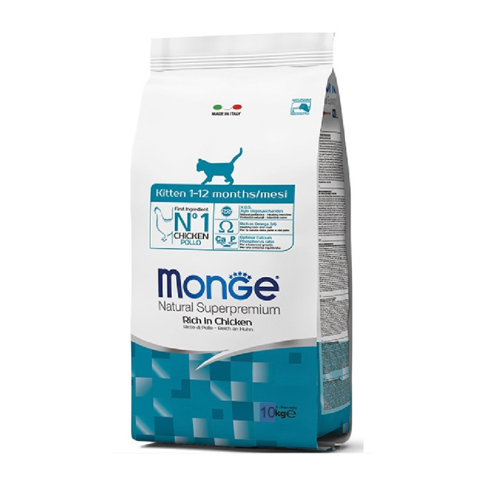 Monge MONGE CAT KITTEN\СУХОЙ КОРМ ДЛЯ КОТЯТ 10 кг курица 10 кг - 8009470056243